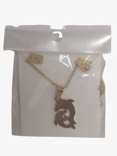 Imagen 1 de 5 de Cadenas Con Zarcillos Y Digen Acero Inoxidable