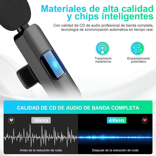 Micrófono Inalámbrico Para Celular,