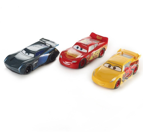 Set De Carros Disney Cars 3 Carros De 20cm Mattel Fbr41
