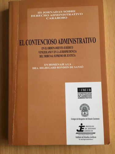 Iii Jornada Derecho Administrativo El Contencioso