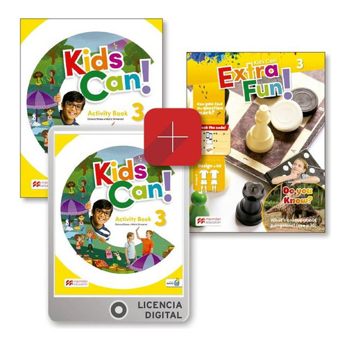 Libro Kids Can 3 Ej Extrafun Epack - 0