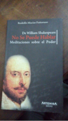 Libro De William Shakespeare No Se Puede Hablar