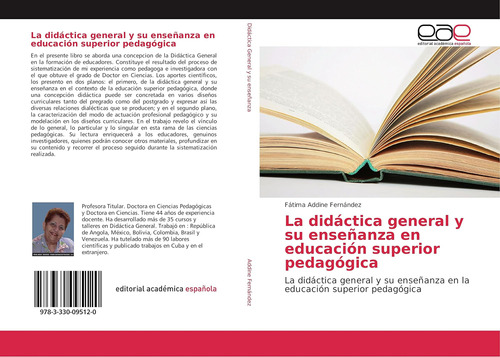 Libro: La Didáctica General Y Su Enseñanza Educación Supe