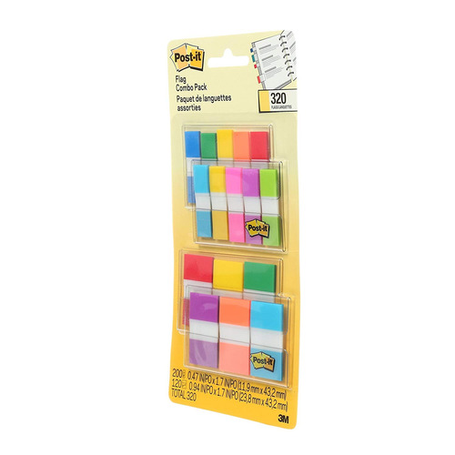Post-it Banderas Color Clasificado Combo Pack, 320 Banderas