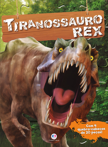 Livro Quebracabeça Tiranossauro Rex Edição 1 Ano 2020 Em Português Editora Ciranda Cultural
