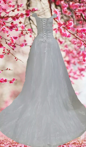 Vestido De Noiva Modelo Princesa Com Cauda - Maneq 36 A 40