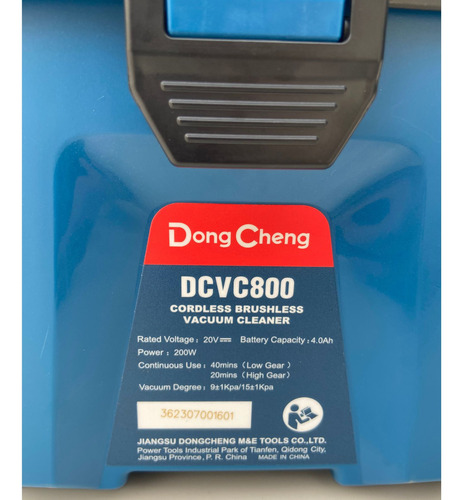 Aspirador Dongcheng Bateria Dcvc800 Sem Fio Pronta Entrega