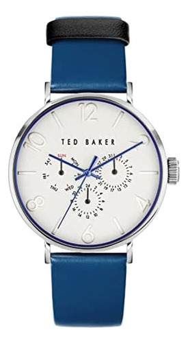 Ted Baker Gents Blue Eco -reloj Con Correa De Cuero Modelo