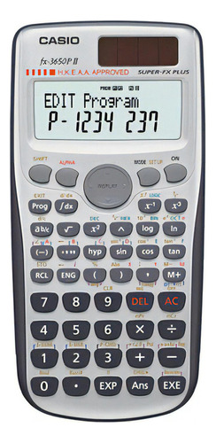 Calculadora Cientifica Casio Fx-3650pii-w-dh Relojesymas Color Plateado