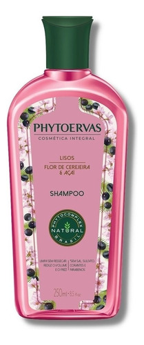 Shampoo Flor De Cerejeira E Açaí Lisos Phytoervas 250ml