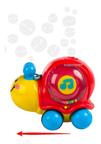 Imagen 3 de 7 de Caracol Radio Control Luces Sonido Burbujero Winfun Scarlet