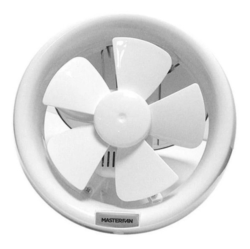Imagen 1 de 10 de Extractor De Aire Mylos 6 Pulgadas Blanco Masterfan Cristal