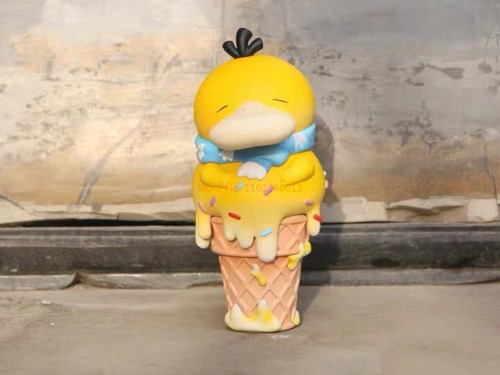 Figura Pokemon Psyduck Helado Kawaii 14 Cm Con Caja