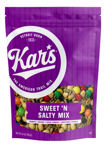 Kar's Nuts Kar's Sweet 'n Salty Trail - Bolsa Mezclada, 34 O