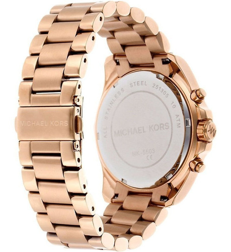 Imagen 5 de 10 de Reloj Michael Kors Bradshaw Mk5503 Tamaño Grande Para Mujer