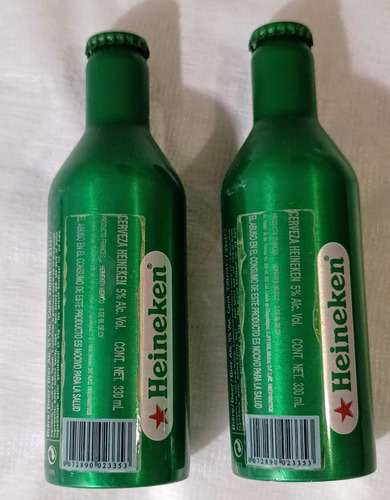 Botellas De Heineken Aluminio 2 (Usado)
