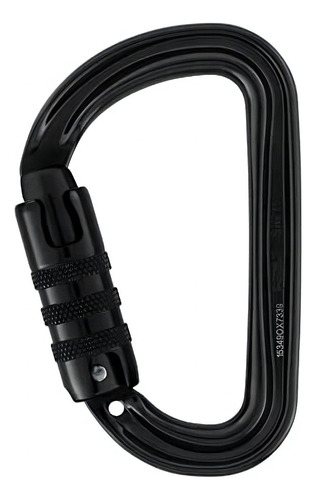 Petzl, Sm'd, Mosquetón De Bloqueo Para Escalada, Triact-lock, Negro