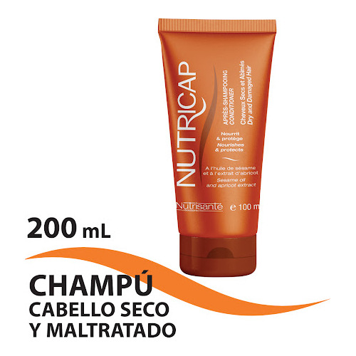 Shampoo Para Cabello Seco Y Dañado Nutricap 200 Ml