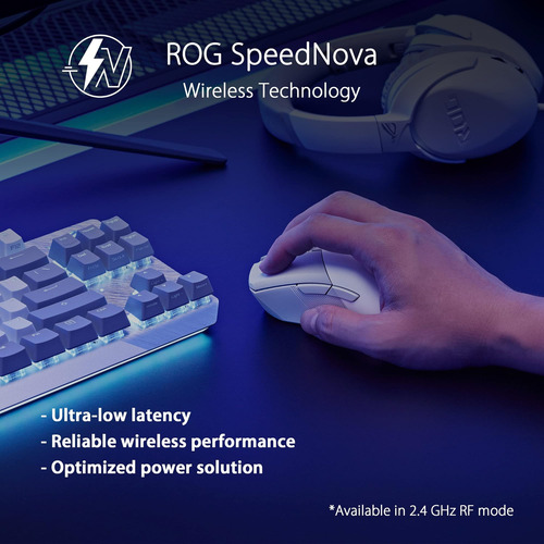 Asus Rog Gladius Iii Wireless Gaming Mouse, Dpi, 6 Botones,
