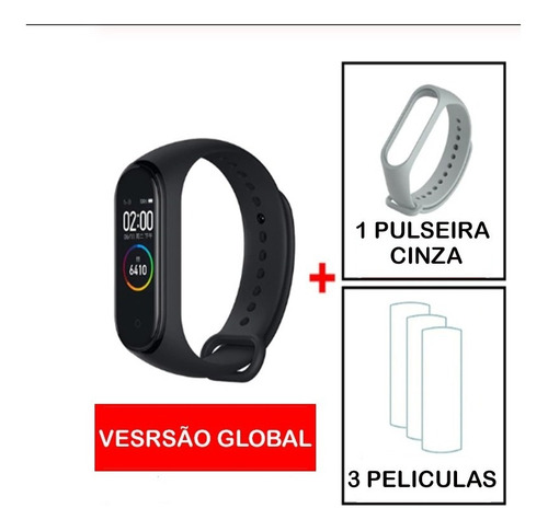 Mi Band 4, Pulseira Extra E 3 Películas