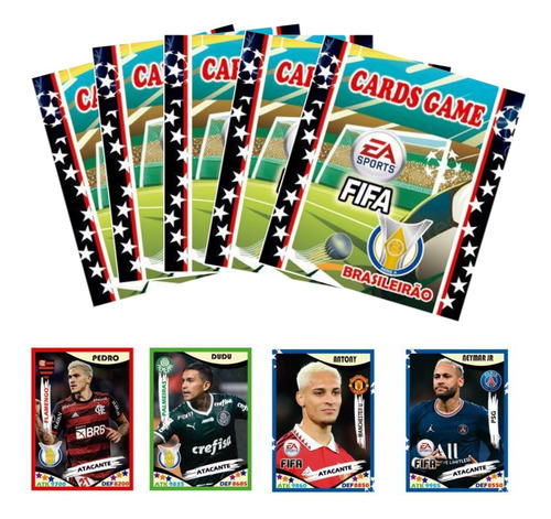 1000 Cards Fifa/brasileirão-250 Pacote Fechado Para Brinca