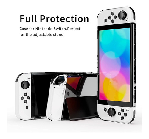 Estuche + Vidrio + Funda + Otros Para Nintendo Switch Oled