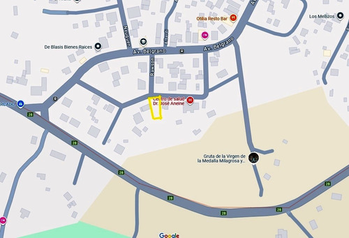 Vendo Lote En Tanti - Centro - A 100 M Av. Belgrano Con Servicios