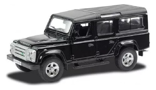 Auto De Colección Escala 1 32 Rmz City Metal Abre Puertas Color Land Rover Defender Negro