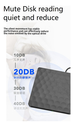 Y Grabador De Dvd Portátil Blu-ray Externo Usb 3.0 Tipo C
