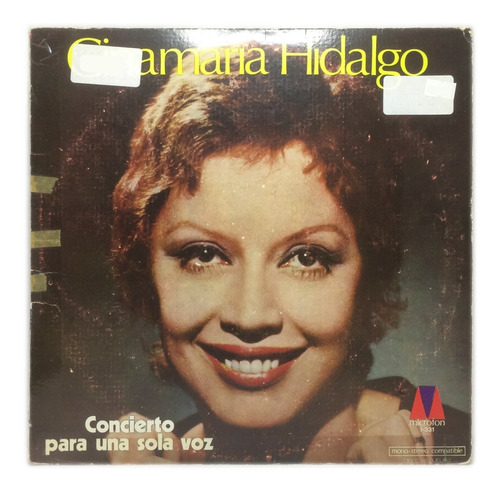 Vinilo Ginamaria Hidalgo Concierto Para Una Sola Voz Lp Arg