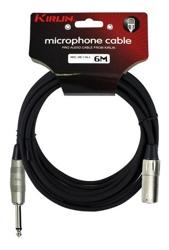 Cable Micrófono Xlr(macho)-plug Mpc-281pn-6