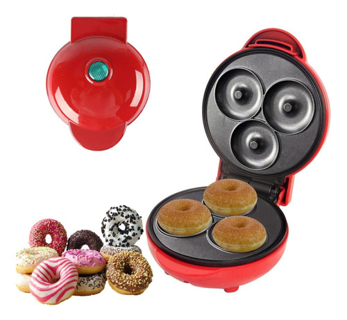Maquina De Mini Donuts Rosquinhas Cor Vermelho 110v