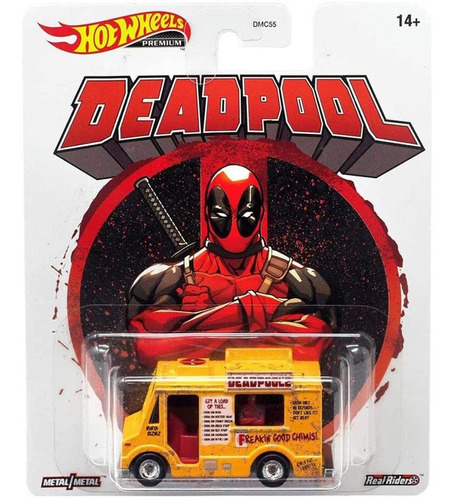 Vehículo Hot Wheels Deadpool Chimichanga A Escala 164