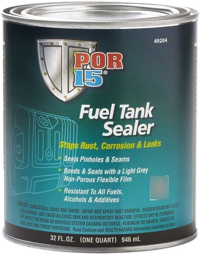 Por-15 Fuel Tank Sealer 1 Qt - Stops Rust Corrosion & Leaks