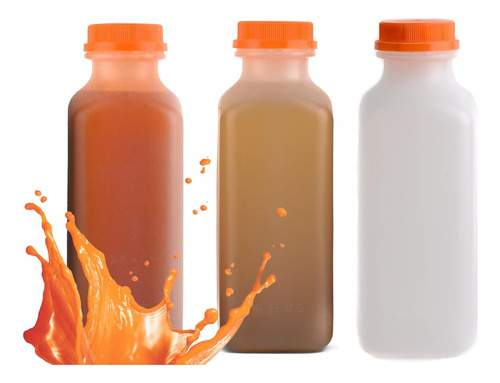 Juice Containers - Botellas Vacías De Plástico Para Jugos, L