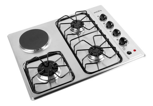 Estufa De Empotrar Abba 4 Puestos Gn Cm 4plx3n Acero Inox Color Acero Inoxidable