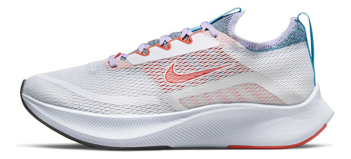 Zapatillas Nike Zoom Fly 4 White Orange Urbano Ct2401_100   