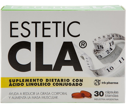 Suplemento Dietario Estetic Cla Con Ácido Linoleico X 30 Cáp