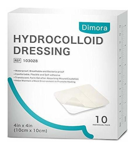 Curita De Primeros Auxili Dimora Hydrocolloid Dressing 4'' X