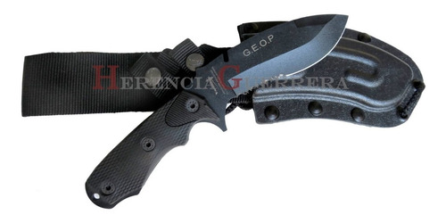 Imagen 1 de 8 de Cuchillo Yarara Geop Tactico Con Vaina Rigida Kydex