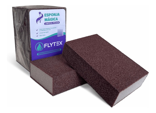 Esponja Mágica Limpeza Pesada Flytex - Kit Com 3 Unidades