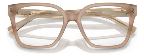 Armação Óculos De Grau Ralph Ralph Lauren Ra7158u 6147 55 Cor Bege Rosa-opala/striped Rose Bege