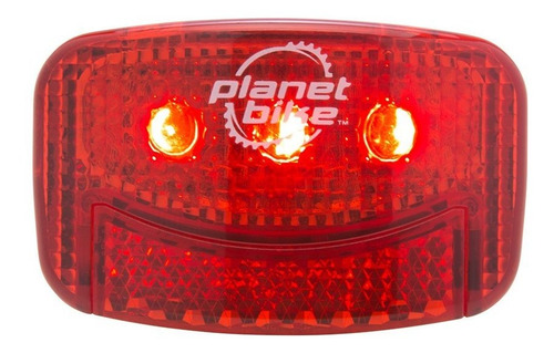 Planet Bike Blinky  3h 3-led Luz Trasera Con Soporte Para C.