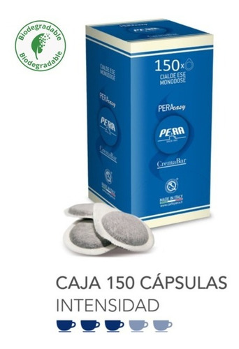 Crema Bar 150 Ese Pods 100% Italiano Marca Caffè Pera