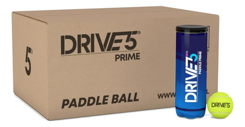 Caja De Pelotas De Pádel Drive5 Prime X24 Tubos