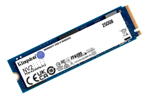 Disco Solido Ssd Kingston Snv2s/250g De 250gb Nvme M.2 2280