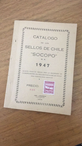 Filatelia Catálogo Socopo 1947