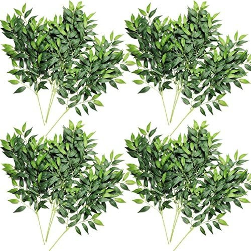 Ramas Falsas De Ruscus Para Centros De Mesa De Boda (12 Pcs)