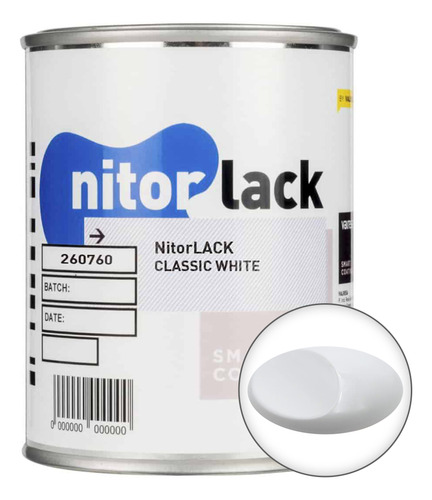 Nitrocelulosa Nitorlack Classic White De 500 Ml