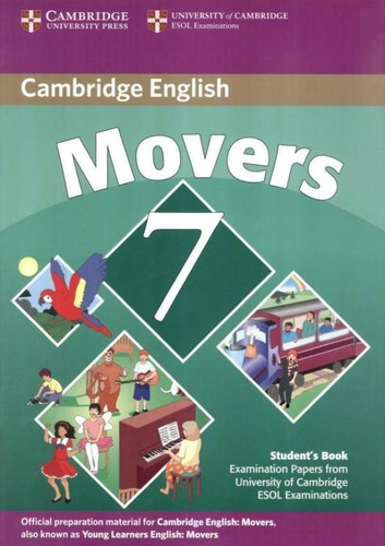 Cambridge Young Learners Movers 7 Students Book, de CAMBRIDGE. Editorial Cambridge University, tapa blanda en inglés, 9999
